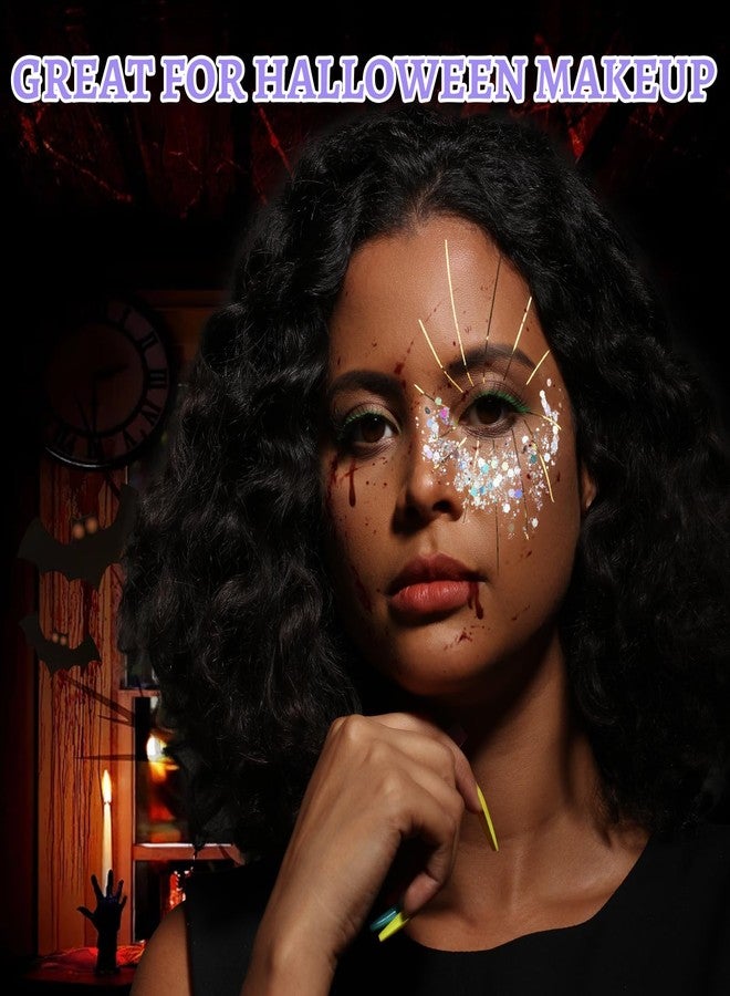 تينيتور جل لامع للجسم والوجه والشعر من تينيتور، متوفر بستة ألوان للأطفال والنساء. مناسب للمكياج اللامع للهالوين، ومكياج حورية البحر، وحفلات أعياد الميلاد. - Image 4